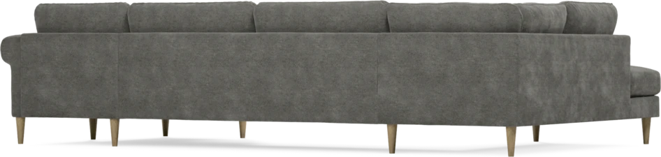 Bridge - 3-sits soffa med divan vänster och schäslong höger - Grå