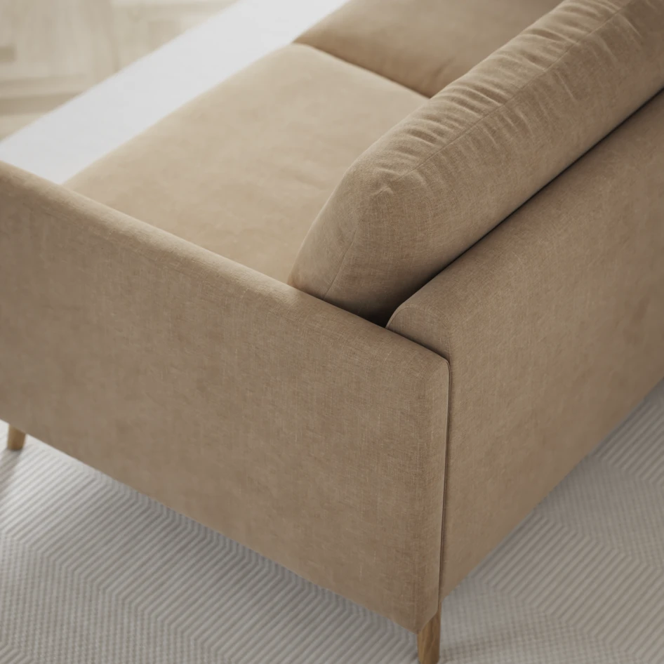 Madison Lux - Hörnsoffa med schäslong höger - Beige