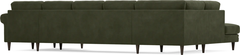 Eden - 3-sits soffa med divan vänster och schäslong höger - Grön