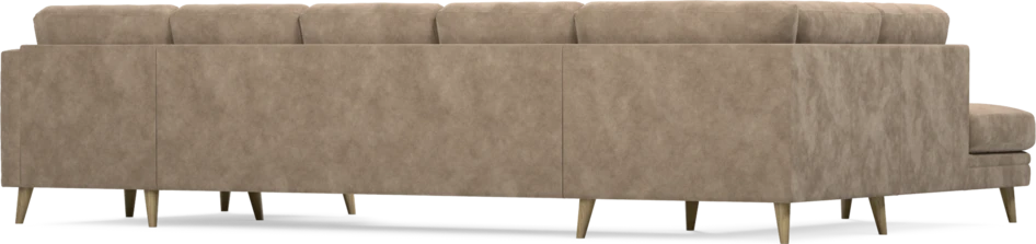 Eden - 3-sits soffa med divan vänster och schäslong höger - Beige