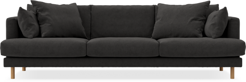 Harper - 4-sits soffa - Grå