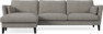 Winston - 3-sits soffa med schäslong, vändbar - Grå
