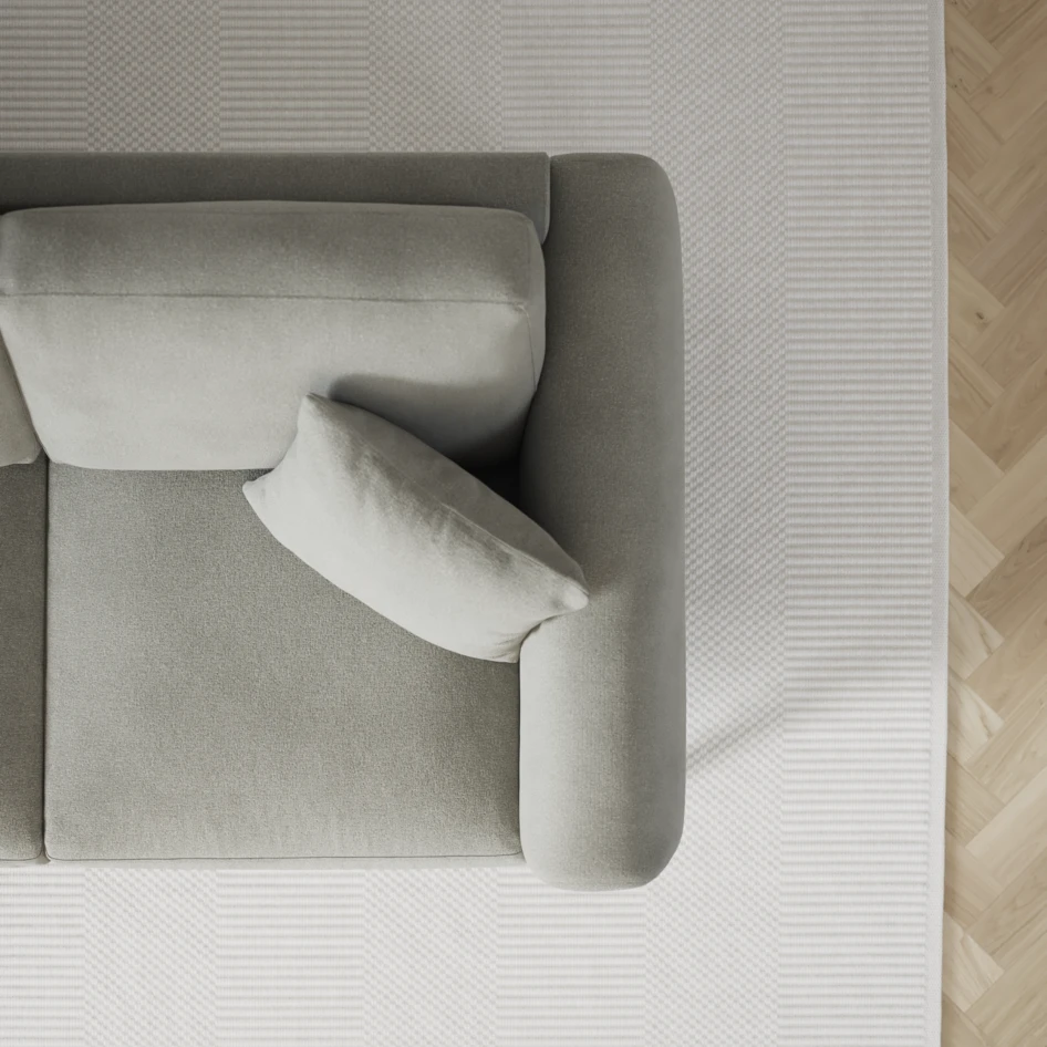 Eden - 3-sits soffa med divan vänster och schäslong höger - Grå