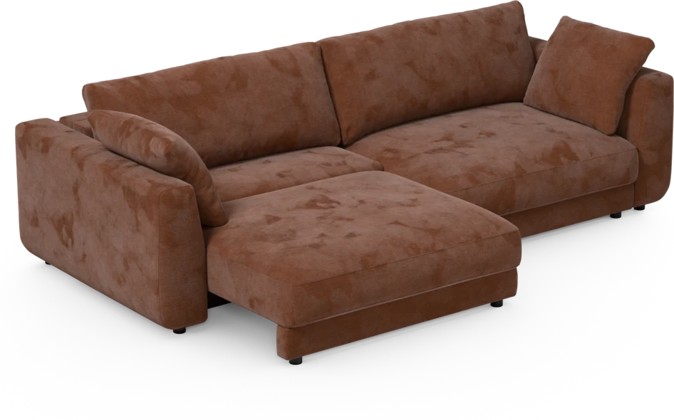 Amie - Bäddsoffa 4-sits - Orange
