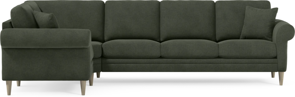 Eden - Hörnsoffa, 1+3-sits - Grön