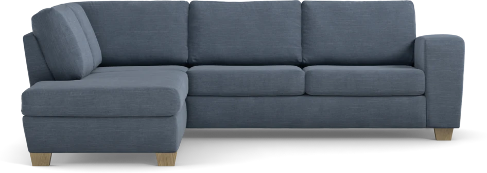Friday - 2,5-sits soffa med divan vänster - Blå