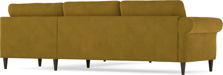 Bridge - Hörnsoffa, 2+2-sits - Gul