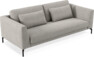 Willow - 3-sits soffa, hel dyna, fast klädsel - Grå