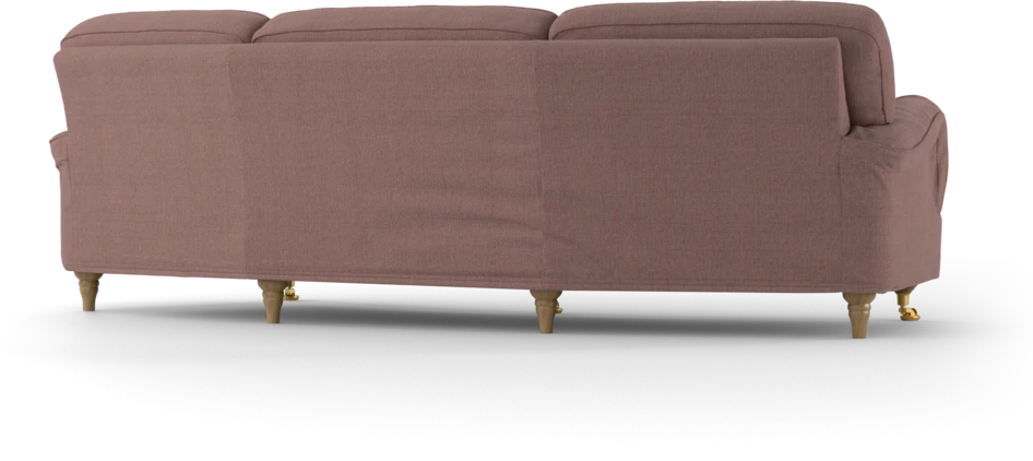 Oxford - 3-sits soffa svängd - Rosa