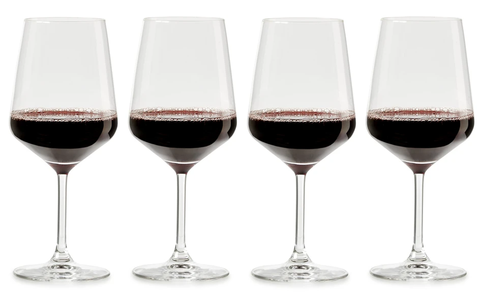 Style - Rödvinsglas, 4-pack H 23 Ø 9,6 cm, 63 cl - Vit