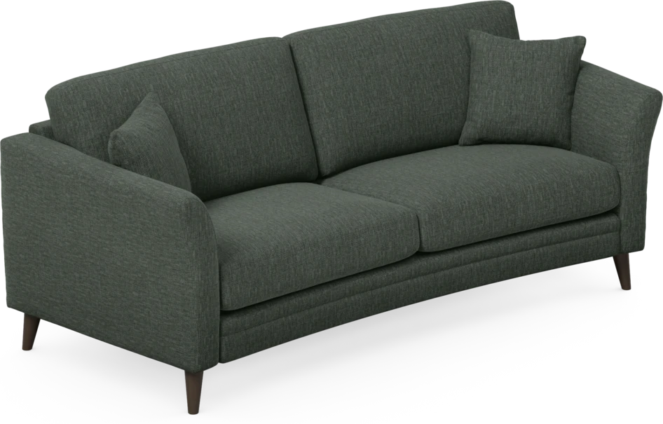 Eden - 2,5-sits soffa svängd - Grön
