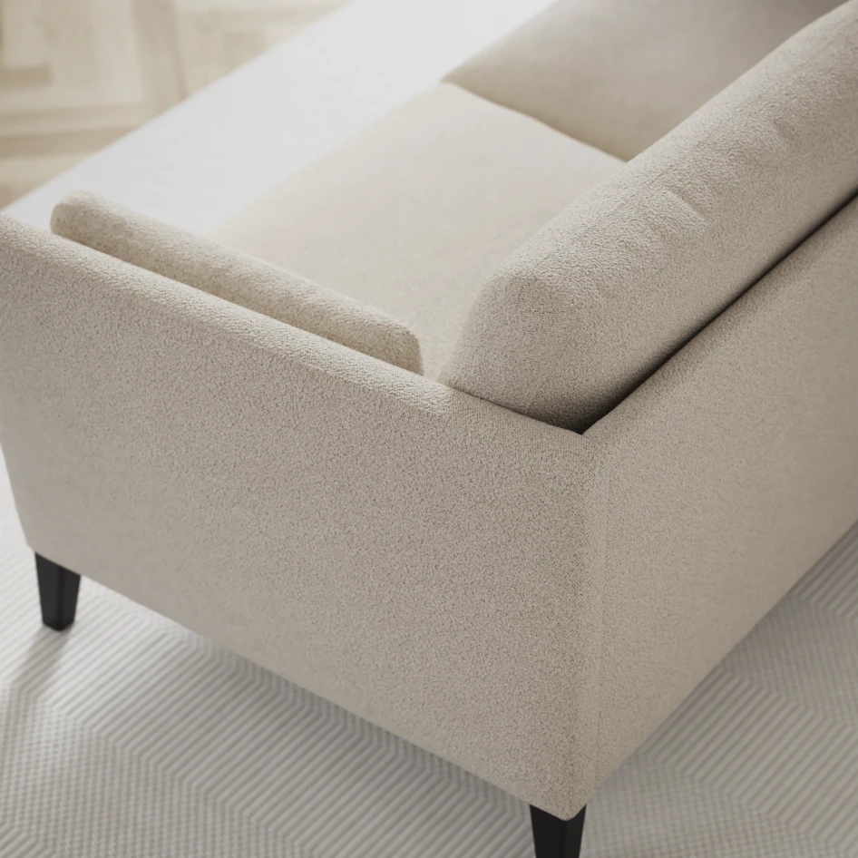 Winston - 3-sits soffa med schäslong, vändbar - Beige