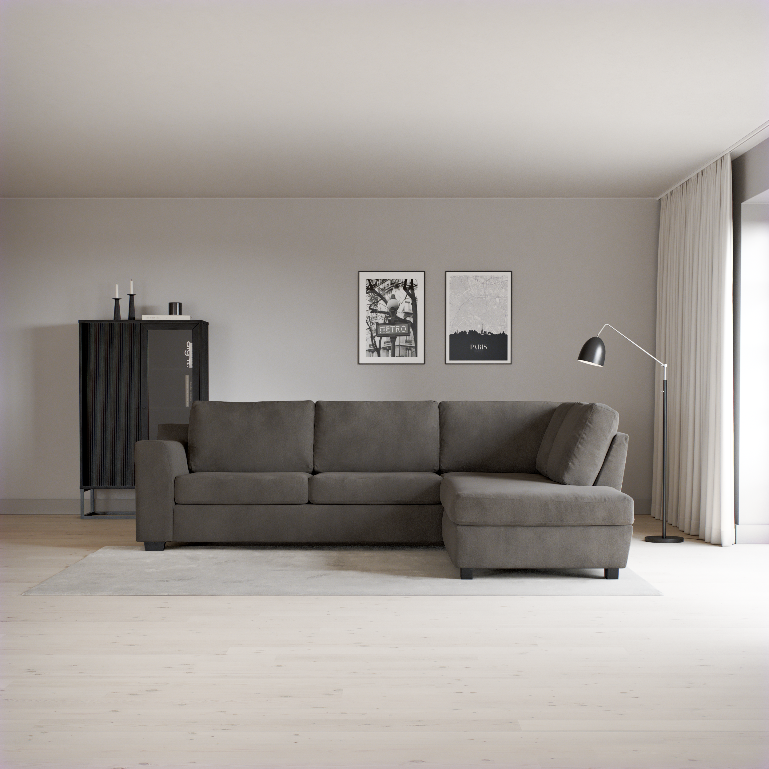 Friday - 2,5-sits soffa med divan höger - inspiration
