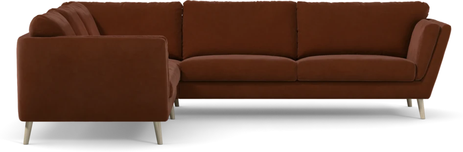Madison Lux - Hörnsoffa 2+3-sits, hörn 1 - Orange