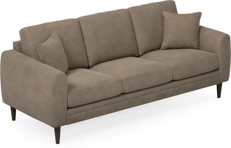 Eden - 3-sits soffa - Brun