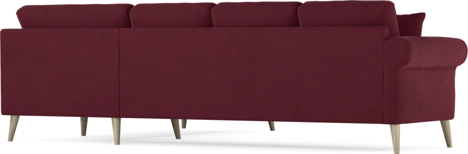 Eden - Hörnsoffa, 3+2-sits - Röd