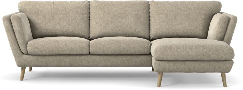 Madison - 2-sits soffa med schäslong höger - Beige
