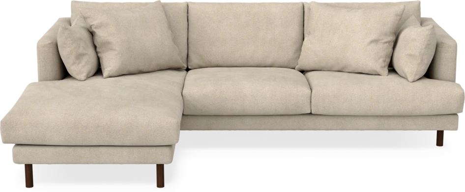 Harper - 4-sits med schäslong vänster - Beige