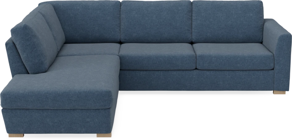 Friday - 2,5-sits soffa med divan vänster - Blå