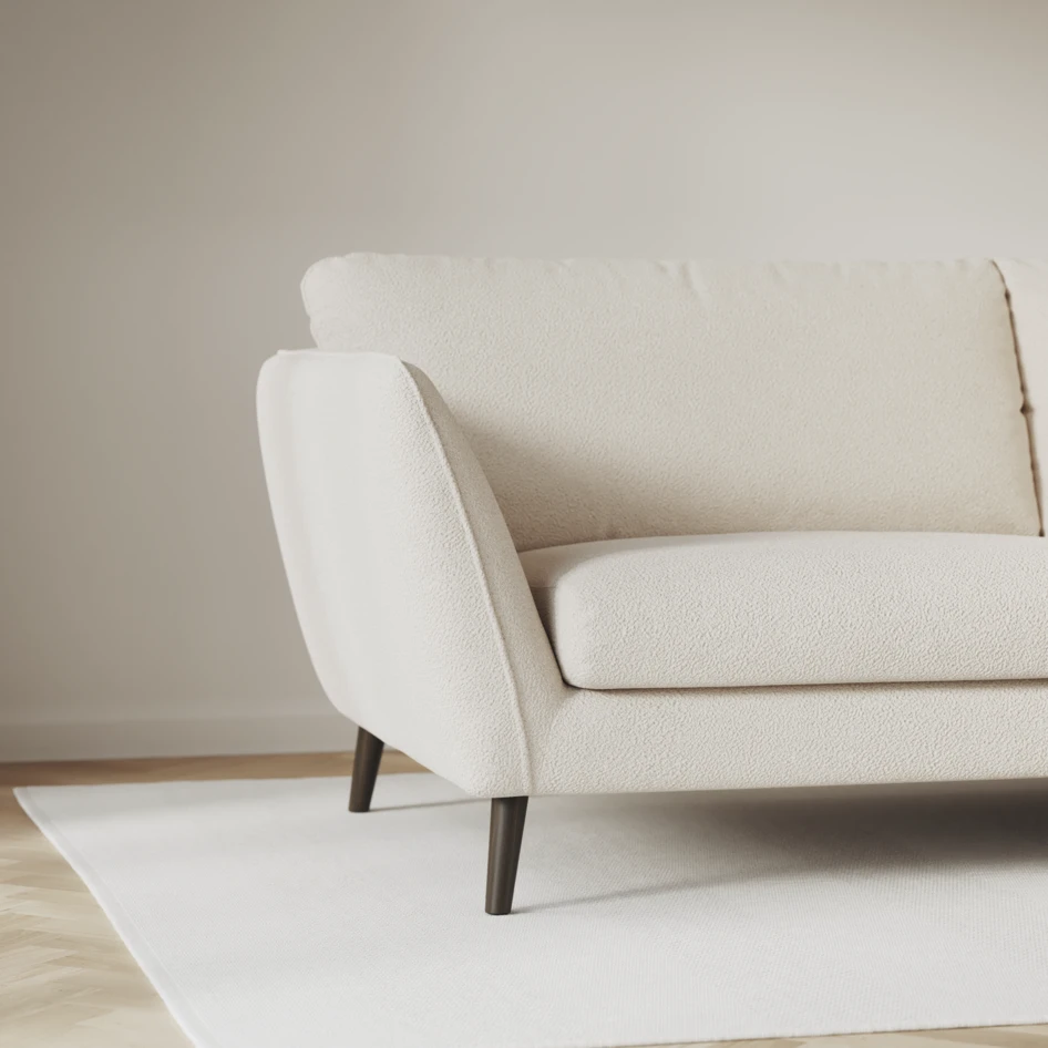 Madison - 4-sits soffa - Vit