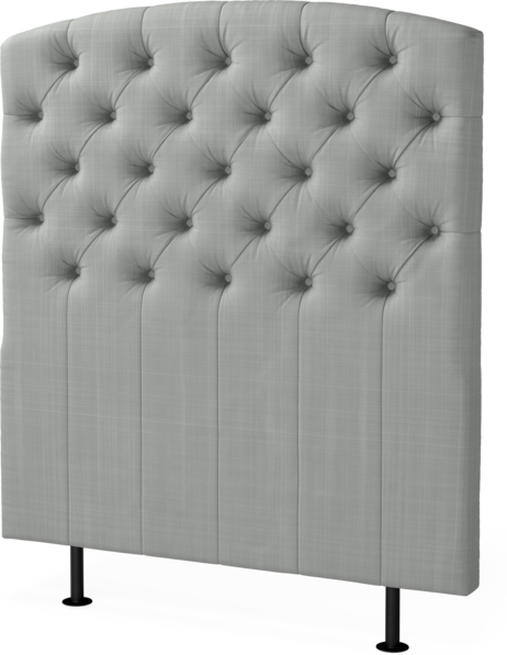 Cape välvd - Sänggavel , 90-210 cm - Grå