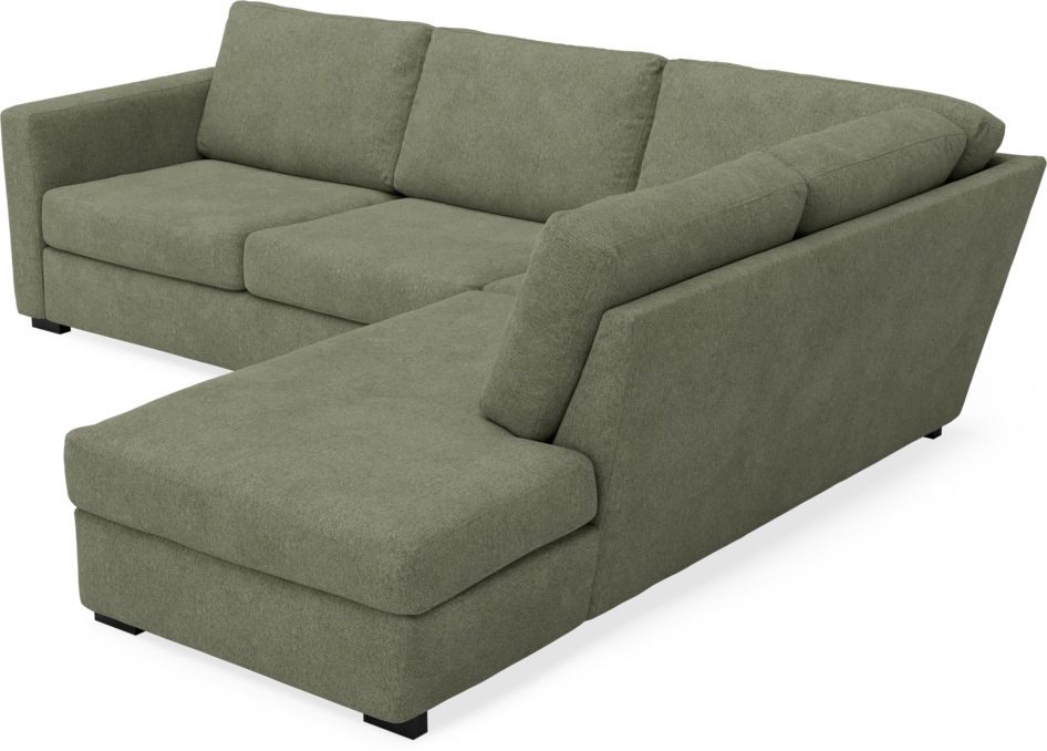 Friday - 2,5-sits soffa med divan höger - Vit