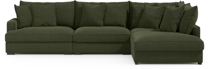 Rossi, 3-sits soffa med divan höger