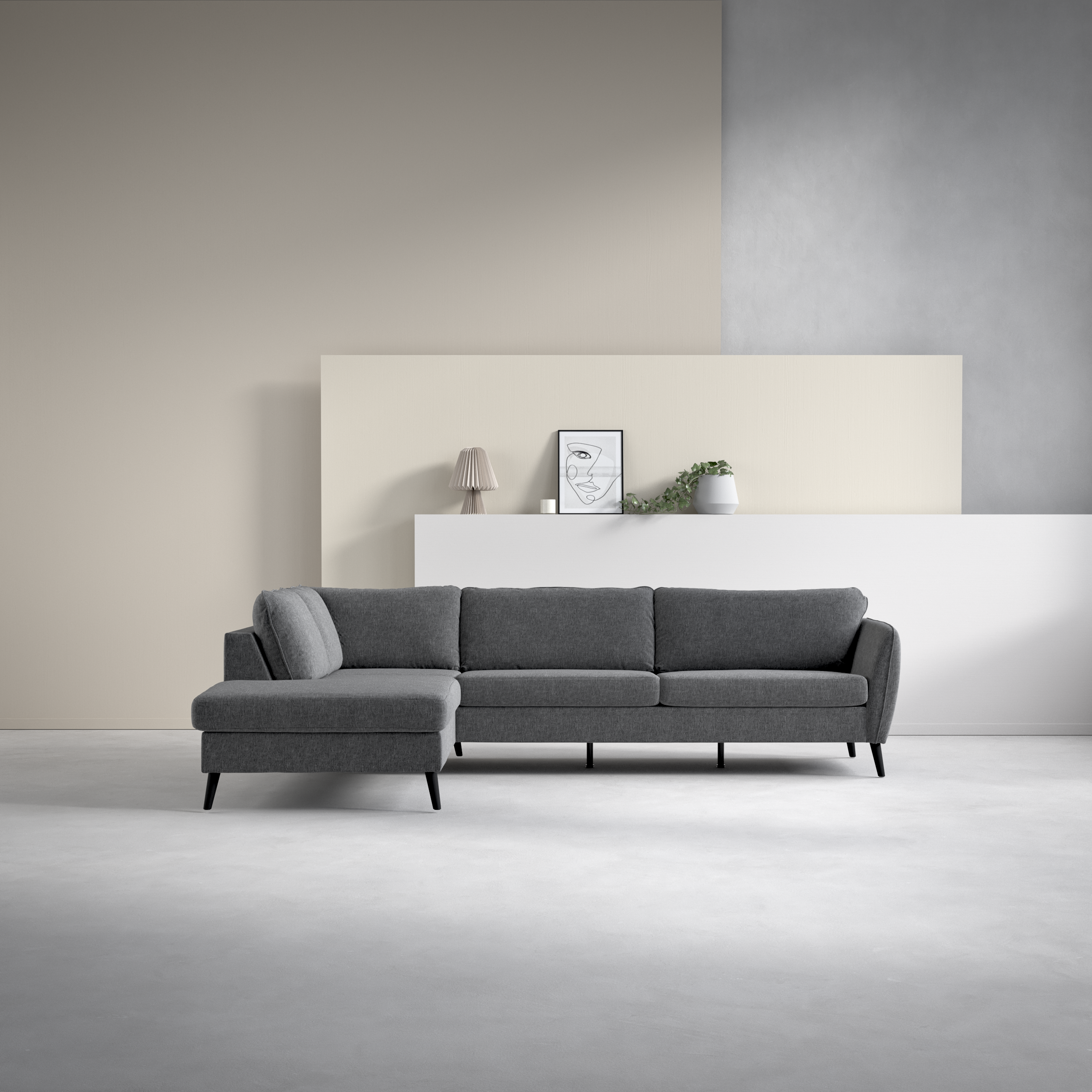 County - 2,5-sits soffa med divan vänster - inspiration