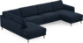Bridge - 3-sits soffa med divan vänster och schäslong höger - Blå