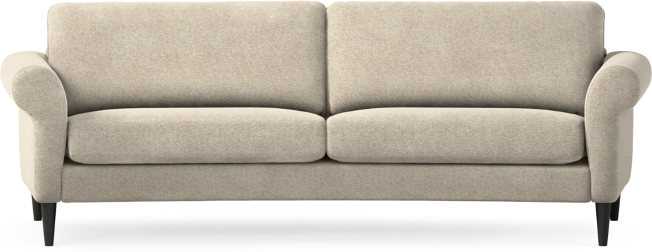 Bridge - 3-sits soffa svängd - Beige
