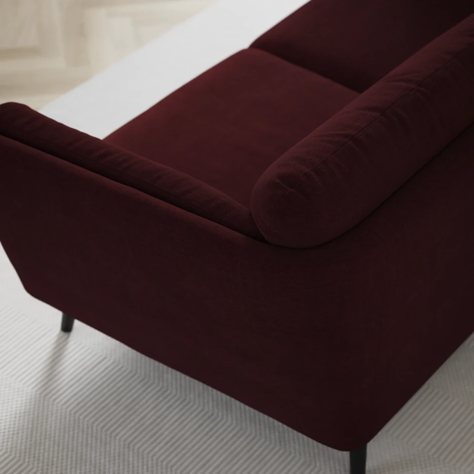 Madison Lux - Hörnsoffa 2+3-sits, hörn 2 - Röd