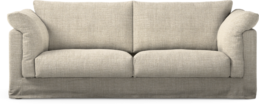 Cherrie - 2,5-sits soffa med kappa - Beige
