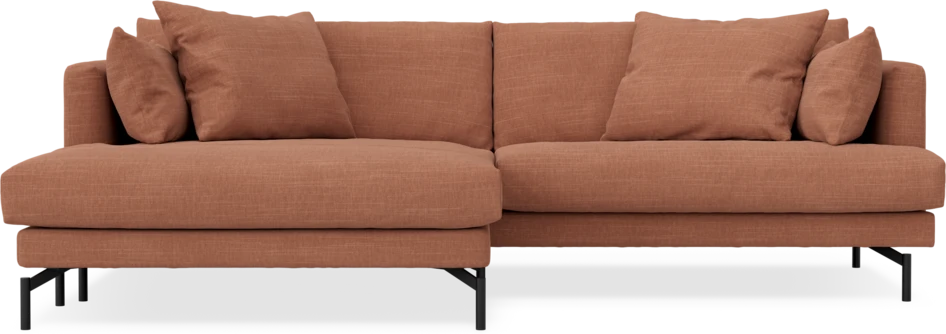 Harper - 4-sits med schäslong XL vänster - Orange