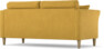 Eden - 2,5-sits soffa - Gul