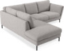 Madison - 2-sits soffa med divan vänster - Beige
