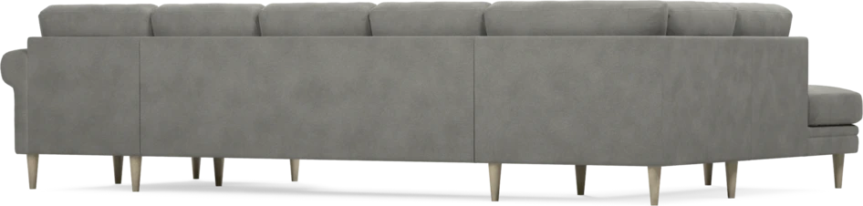 Eden - 3-sits soffa med divan vänster och schäslong höger - Grå