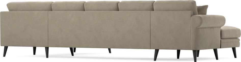 Eden - 3-sits soffa med schäslong vänster och divan höger - Beige