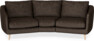 Madison - 3-sits soffa svängd, 70 cm - Brun