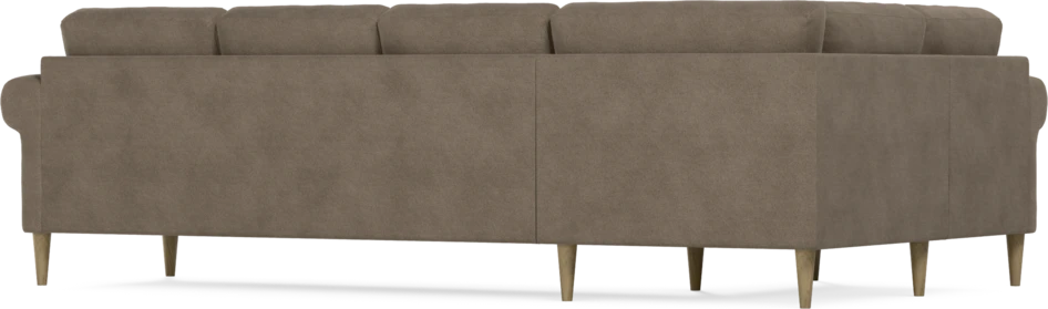 Eden - Hörnsoffa, 1+3-sits - Brun
