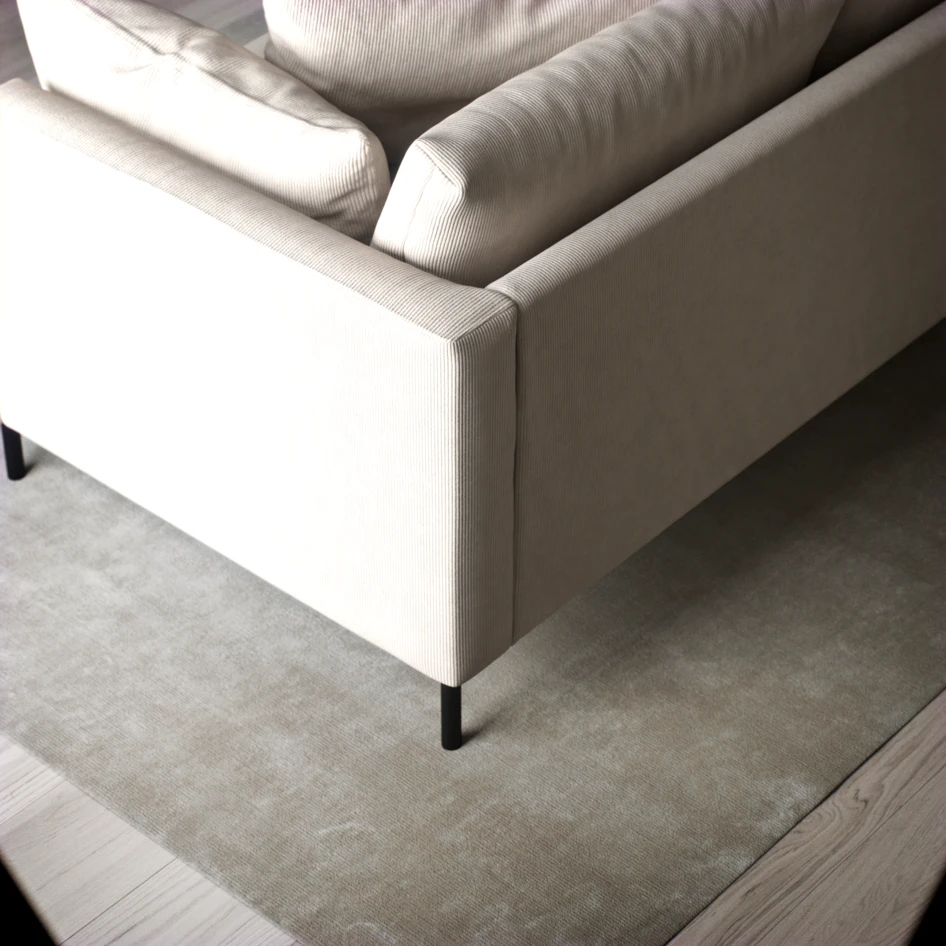 Harper - 4-sits soffa - Vit