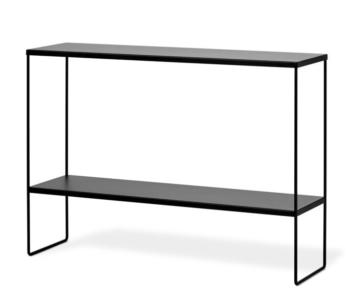 Alex - Avlastningsbord, B 100 cm - Svart