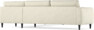 Bridge - Hörnsoffa, 3+3-sits - Vit