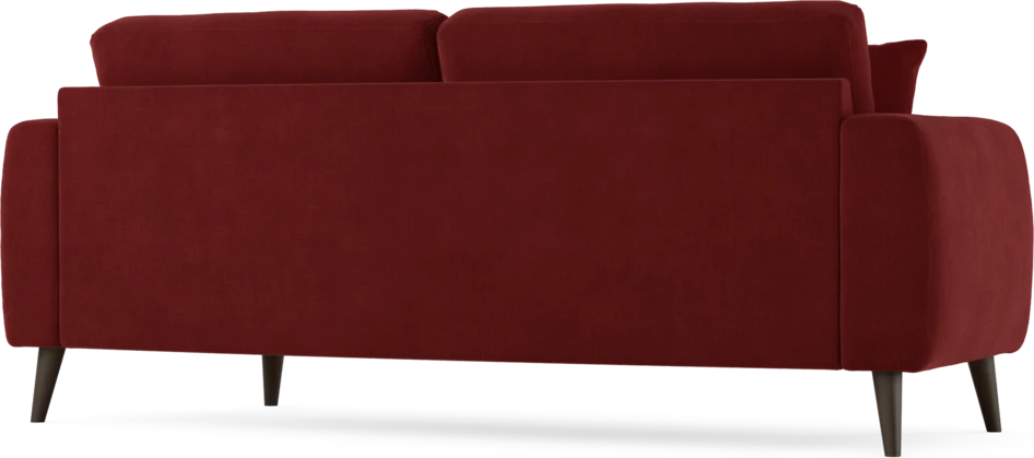 Eden - 2,5-sits soffa svängd - Röd