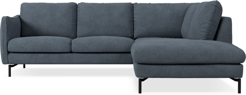 Madison Lux - 2-sits soffa med divan höger - Vit