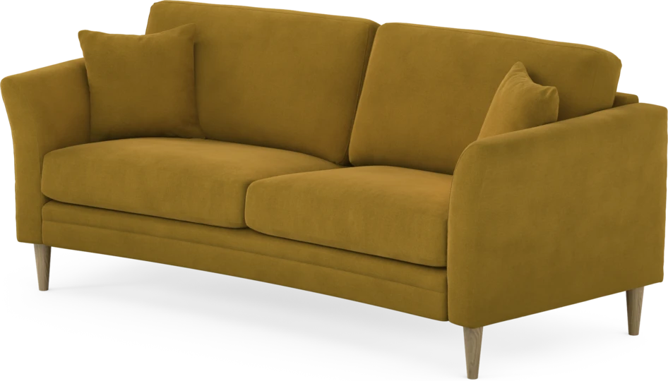 Eden - 2,5-sits soffa svängd - Gul