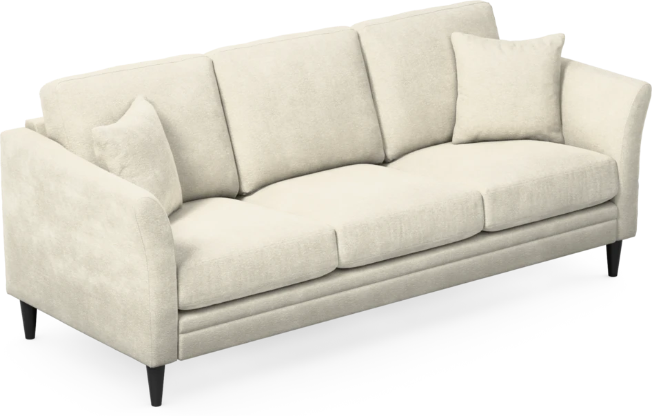 Eden - 3-sits soffa - Vit