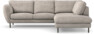 Madison Lux - 2-sits soffa med divan höger - Beige