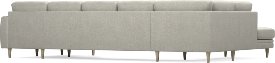 Eden - 3-sits soffa med divan vänster och schäslong höger - Grå