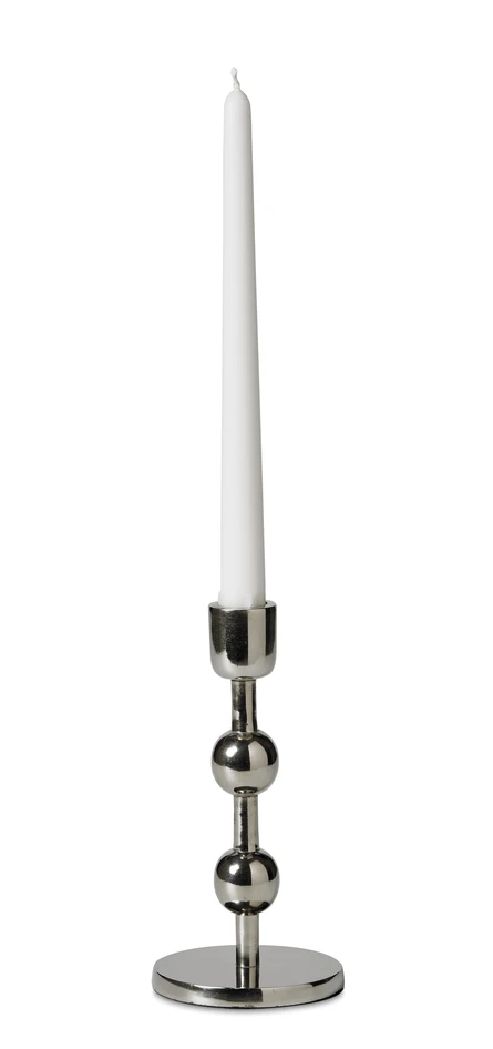 Edgar - Ljusstake, H 18 Ø 9 cm - Grå