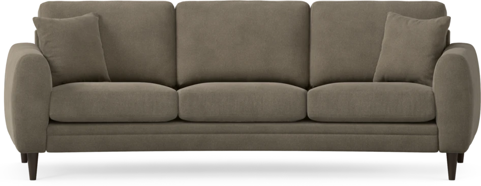Eden - 3-sits soffa svängd - Beige